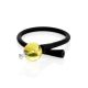 Black Silicone Bracelet Decorated With Natural Amber The Hawaii, image , picture 3