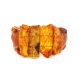 Unpolished Amber Elastic Bracelet The Volcano, image , picture 3