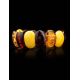 Bright Amber Flat Beaded Elastic Bracelet, image , picture 2