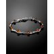 Cute Link Amber Bracelet In Sterling Silver The Leia, image , picture 2