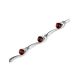 Cute Link Amber Bracelet In Sterling Silver The Leia, image , picture 3