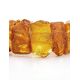 Raw Amber Stretch Bracelet The Volcano, image , picture 3