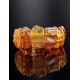 Raw Amber Stretch Bracelet The Volcano, image , picture 2