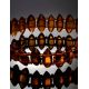 Cognac Amber Flat Beaded Bracelet, image , picture 2