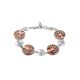 Amazing Symbolic Gift The Tree Of Life Bracelet Made in Amber And Sterling Silver, image 
