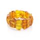 Raw Amber Stretch Bracelet The Volcano, image 