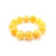 Butterscotch Amber Ball Beaded Bracelet, image 