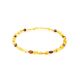 Multicolor Amber Teething Choker Necklace, image 