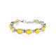 Amber Bracelet In Sterling Silver The Soprano, image 