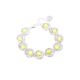 Silver Link Bracelet With Honey Amber The Venus, image 