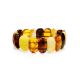 Multicolor Amber Stretch Bracelet, image 