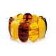 Bold Amber Stretch Bracelet, image 