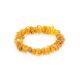 Raw Amber Elastic Bracelet, image 