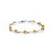 Cute Link Amber Bracelet In Sterling Silver The Leia, image 