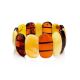 Multicolor Amber Elastic Bracelet, image 