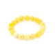 Honey Amber Ball Beaded Bracelet, image 