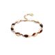 Gold Plated Amber Link Bracelet The Peony, image 