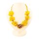 Honey Amber Necklace The Chrysanthemum, image 