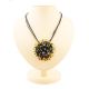 Dark Amber Necklace The Chrysanthemum, image 
