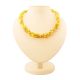 Honey Amber Necklace With Glass Beads The Fable, image 