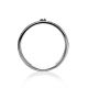 White Gold Ring With Diamond Pavé, Ring Size: 6 / 16.5, image , picture 3
