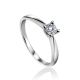 Bold Diamond Ring In White Gold, Ring Size: 7 / 17.5, image 