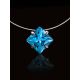 Light Blue Crystal Invisible Necklace The Aurora, image , picture 2