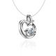 Invisible Necklace With Silver Pendant The Aurora, image , picture 3