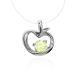 Invisible Necklace With Silver Pendant The Aurora, image 
