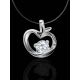 Invisible Necklace With Silver Pendant The Aurora, image , picture 2