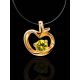 Invisible Necklace With Golden Apple Pendant The Aurora, Length: 40, image , picture 2