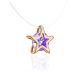 Star Shaped Pendant Invisible Necklace The Aurora, Length: 40, image , picture 3