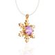 Invisible Necklace With Snowflake Pendant The Aurora, Length: 40, image , picture 3