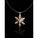 Gold Crystal Pendant Necklace The Aurora, Length: 41, image , picture 2
