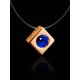 Invisible Necklace With Golden Pendant The Aurora, Length: 40, image , picture 2