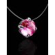 Cute Pink Crystal Necklace The Aurora, image , picture 2