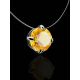 Invisible Necklace With Champagne Crystal The Aurora, image , picture 2
