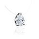 Invisible Necklace With White Crystal Pendant The Aurora, image , picture 3