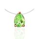 Invisible Necklace With Drop Crystal Pendant The Aurora, Length: 40, image 