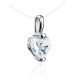 Heart Shaped Pendant Invisible Necklace The Aurora, image , picture 3