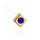 Invisible Necklace With Golden Pendant The Aurora, Length: 40, image , picture 3