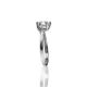 Bright Centerpiece Crystal Ring In Sterling Silver, Ring Size: 5 / 15.5, image , picture 5