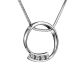 Round Diamond Pendant In White Gold, image 