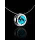 Invisible Necklace With Crystal Pendant The Aurora, image , picture 2