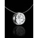 Round Pendant Invisible Necklace The Aurora, image , picture 2