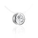 Round Pendant Invisible Necklace The Aurora, image , picture 3