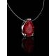 Invisible Necklace With Red Crystal The Aurora, image , picture 2