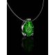 Green Crystal Invisible Necklace The Aurora, image , picture 2