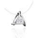 Triangle Pendant Invisible Necklace The Aurora, image , picture 3