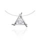 Triangle Pendant Invisible Necklace The Aurora, image 